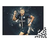 Mbappé Puzzle 500 Pièces en Bois pour Adultes Football - Jeu Éducatif Challenge, Cadeau Unique De Qualité Supérieure, Décoration Murale Moderne 500pcs (52x38cm)