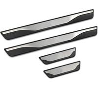 MBBROS 4Pack Seuils de Porte de Voiture pour Ford Ranger T9 XL XLT 2023 2024 2025, Marchepieds en Acier Inoxydable Pédale de Bienvenue de Protection Seuil de Porte Accessoires