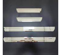 MBBROS 4Pack Seuils de Porte de Voiture pour VW Multivan T7 2021 2022-2024, Marchepieds en Acier Inoxydable Pédale de Bienvenue de Protection Seuil de Porte Accessoires