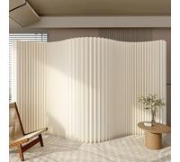 MBBTAG Cloison de Séparation Pliable, Séparateur de Pièce Mobile en Papier, Paravent Intérieur Autoportant pour Salon Chambre Bureau Commerce Exposition(H 160 x L 200m)