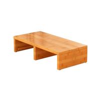 MBBTAG Marche Pied Bois, rehausseur en Bois Portable, Marche Pied Adulte, Forte capacité de Charge, Repose Pied Bois, Convient aux Chambres à Coucher, salles de Bains, Cuisines, Bureaux(50x40x15cm)