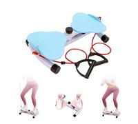 MBBTAG Sculpteur de Taille Twist Disque de Taille Disque D'EntraîNement à La Taille Comprend Un Cordon éLastique Waist Twisting Machine Exercice de Base Pour L'EntraîNement de La Taille(Bleu)