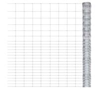 MBDRKVGF Clôture de jardin en acier galvanisé - Enclos pour animaux et | Grillage de 50 m de long, 1,6 m de hauteur, pour volaille et animaux domestiques