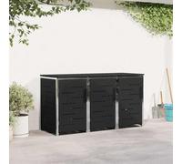 MBDRKVGF Lot de 3 boîtes à poubelles en acier inoxydable pour poubelles de | Vérin à gaz à fermeture douce, design extensible, ventilation intégrée