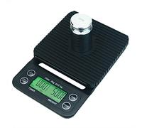 MbeLLO Balance de cuisine numérique, balance électronique, 3 kg/0,1 g, balance de café professionnelle, minuteur de café, balance de cuisine électronique, balance de poids alimentaire