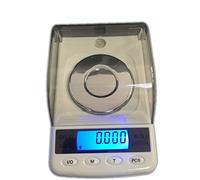 MBELLO Balance de cuisine numérique, balance électronique, 50 g 0,001 g, balance électronique numérique 0,001 g de précision LCD pour bijoux, balance de laboratoire, comptage des carats