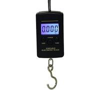 MbeLLO Balance de cuisine numérique, balance électronique, balance numérique portable, 40 kg/10 g, balance de poche à crochet de poche, balance de voyage, outil de pondération Steelyard (couleur