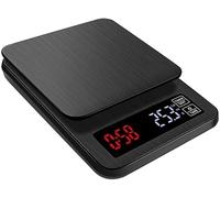 MbeLLO Balance de cuisine numérique, balance électronique, minuterie électronique de précision, balance de cuisine numérique, balance de cuisine de cuisson, pesage 5 kg/0,1 g, 10 kg/1 g, balance de