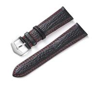 MBello Release rapide de haute qualité de requin-shark watch watch accessoires de bracelet imperméable, Noir, 21mm
