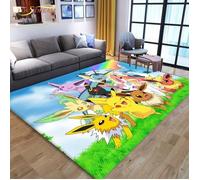 MBg-22018 Pokémon tapis de sol antidérapant imprimé en 3D tapis de Yoga de grande taille pour salon Taille:50x80cm