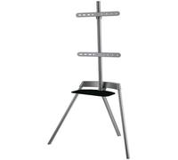MBG - ART4265T - Support Tv - Trépied - Passes câbles - 40 kilos - 107 à 165 cm - Gris sidéral