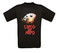 MBGHtfdr33 Cinco De Mayo Horror Cult Movie T-Shirt Black 3XL