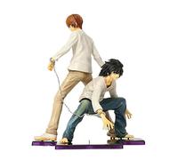 MBGKFNDP 23 cm - Death Note Yagami Light Umhängetasche L Anime Figurine Modèle Statue Collection Spielzeug