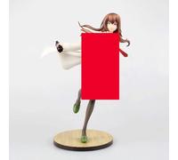 MBGKFNDP Hantai Anime Girl Figure 21CM Factory New Popular Anime Japonais Steins Gate Makise Kurisu Laboratoire Membre Peint Belle Fille Action Figure Accessoires PVC Collection Poupée Adulte Jouet