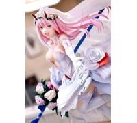 MBGKFNDP Hantai Anime Girl Figure 26CM New Crazy Popular Japanese Anime Zero Two 02 Sexy Girl Anime Figure Zero Two For My Darling Wedding Action Figure Adulte Modèle Poupée Jouet Ornement Stat
