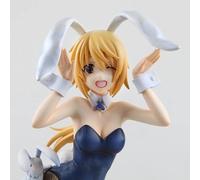 MBGKFNDP Hantai Anime Girl Figure Dernière édition Deluxe de l'anime détachable à quatre feuilles IS Unlimited Stratos Charles Dunois Figurine d'action sexy Ornements Charlotte Dunois Rabbit Model Toy