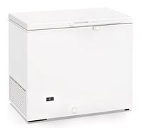 MBH - Congélateur Coffre Industriel 324 L avec Porte Abattante. Thermostat Réglable, Serrure et Isolation Efficace pour Cuisine, Bar et Restaurant (1170x660x850 mm).