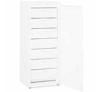 MBH - Congélateur Vertical Professionnel 157 L (7 Tiroirs) pour Hôtellerie. Armoire Congélateur Industrielle avec Thermostat Réglable pour Cuisine et Restaurant (540x600x1344 mm).