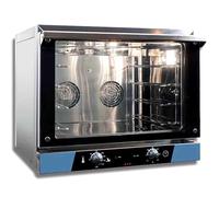 MBH - Four à convection électrique GN1/1 et 48X34 en acier inoxydable avec porte double vitrage, lumière intérieure, avec 4 plateaux en dotation (M.PLus+Grill)
