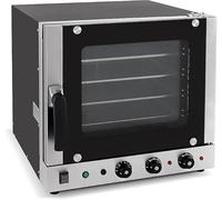 MBH - Four professionnel à convection STEAM + GRILL à 4 plateaux 435x315 mm pour la restauration. Four électrique industriel pour bar, restaurant, boulangerie et pâtisserie...