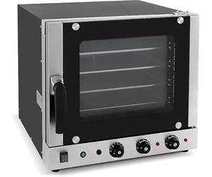 MBH - Four professionnel à convection STEAM + GRILL à 4 plateaux 435x315 mm pour la restauration. Four électrique industriel pour bar, restaurant, boulangerie et pâtisserie...