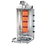 MBH - Machine à kebab professionnel à gaz verticale POTIS GD4. Grill Doner Kebab, Gyros, Shawarma pour bar et restaurant.