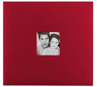 MBI Album relié en Tissu Tendance 30,5 x 30,5 cm, Rouge, 30,5 x 30,5 cm