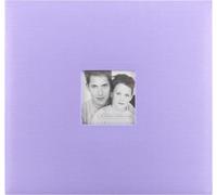 Mbi Fashion Fabric Album De Scrapbooking Avec Ouverture Photo Blanc 31,75 X 2,54 X 34,29 Cm