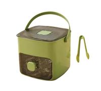 Mbiyhgta Bays de glace pour congélateur, moules de glace pour cocktails | Boîte à double couche portable pour le cube effrayant | Plateau de rangement à glace antiadhésif avec poignée pour la fête, la