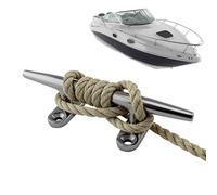 Mbiyhgta Boat Cleats - Marine Grade Stainless Steel Open Base, Rope Tie Down Cleat High Strength Resistant Docking Hardware Secure Mooring Fitting | Kayak Canoe Small Yacht Dock Fishing Sailing Lake