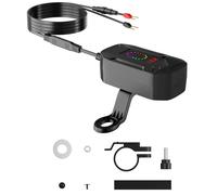 Mbiyhgta Chargeur USB étanche pour moto | Adaptateur de type C 12 V-24 V étanche pour téléphone de moto, pour la maison, l'aventure quotidienne, les voyages, le travail, l'électronique intérieure