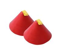 Mbiyhgta Couvre-pieds pour casseroles et poêles en silicone Triangulaire | Couvre-poignées en fonte résistante à la chaleur | Prise anti-brûlure pour couvercles 2 pièces pour cuisine et barbecue