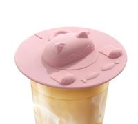 Mbiyhgta Cup Covers - Silicone Cute Heat-Resistant Lid | Coffee Mug Cover Tea Cup Lid - for Kids Adults Coffee Water Milk Beverage Home Office Study