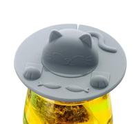 Mbiyhgta Cup Covers - Silicone Cute Heat-Resistant Lid | Coffee Mug Cover Tea Cup Lid - for Kids Adults Coffee Water Milk Beverage Home Office Study