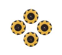 Mbiyhgta de mécanum Parts de, de mécanum | 2 Paires 48 mm Composants Jouets, Roue omnidirectionnelle, Remplacement des pièces de Voiture de Intelligent