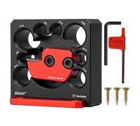 Mbiyhgta Dowel Maker Jig Kit - menuiserie du Bois, Inserts en carbure | Dowell Madeer Kit Pild réglable, Positionner Positionner Round Bar Auxiliaire et Wooden Rods Sticks Solution pour Les menuisie