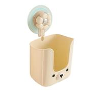 Mbiyhgta Étagère De Salle De Bain À Ventouses | Boîte À Essuie-Tout Murale Avec Porte-Rouleau - Rangement Multifonction À Ventouses Tiroir Pour Lingettes Fixation Murale Pour Papier Toilette Maison Et
