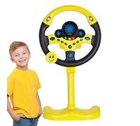 Mbiyhgta Jouet de Conduite du Volant, simulé pour Toys du Volant. deleite a sus hijos Con la Luz y Los efectos de sonido realistas, Los indicadores izquierdo y derecho y el botón de la bocin