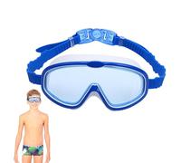 Mbiyhgta Lunettes Natation Enfant - Bord Silicone Élastique, Lentille Antibuée Claire Vision, Protection Vue Rayons, Pont Nez Flexible PU | Lunette Aquatique pour Garçons & Filles