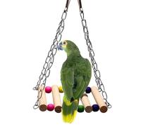 Mbiyhgta Pont échelle pour oiseaux - Jouet à mâcher pour perruches, calopsittes, pinsons, inséparables, aras, conures