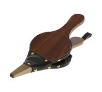 Mbiyhgta Soufflet de cheminée d'intérieur, souffleur d'air en bois - Souffleur de cheminée avec sangle de suspension, buse en métal, excellent outil pour cheminée, foyer, poêle à bois, grill,