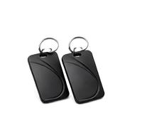 MBL Badge RFID 13,56 MHz UID Modifiable - Compatible Android NFC - Porte-Clé Étanche IP67 - pour Accès Immeuble, Bureau, Parking - Multi Couleurs - Lot 2 ou 5 (2, noir)