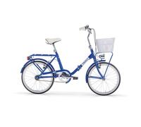 MBM ANGELA Vélo de ville Acier Noir, Bleu, Blanc