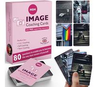 MBM Cartes de coaching de croissance personnelle et d'esprit - 80 invites pour l'auto-réflexion, l'intelligence émotionnelle et le renforcement de la confiance | Cartes de coaching pour le