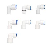 MBMYVRNKJL 1 raccord rapide RO pour aquarium - Connecteur rapide 1/8 1/4 3/8 1/2 3/4BSP - Filetage mâle - Adaptateur coudé (3l8Tube-1L2Thread)