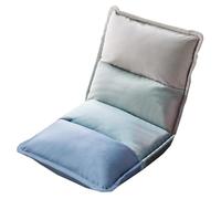 MBNKMEBU Fauteuil de Jeu Pliable et réglable en 5 Positions for Adultes, idéal for la Lecture, Les Jeux et la méditation.(Blauw)