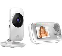 Motorola Moniteur bébé vidéo MBP482 Écran couleur 2,4" Vision nocturne Portée 300 m Gris