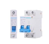 MBPAIHOP Disjoncteur Miniature 1P/2P DC 12V24V36V48V125V 3A 6A 10A16A 20A 25A 32A 40A 50A 63A Interrupteur de Protection Basse Tension à réinitialisation(10A)