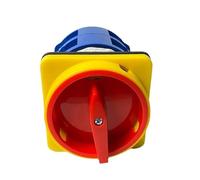 MBPAIHOP Interrupteur à cames Universel à Cadenas 160 A LW26GS-160, Alimentation rotative, Bouton Marche-arrêt, Isolation, Commande Principale(4P 16Terminals)