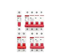 MBPAIHOP Mini disjoncteur de Type C, Protection Contre Les Courts-Circuits et Les surcharges, 1 pièce, DZ47 1P 2P 3P 4P 3A-63A AC 230V 400V(6A)